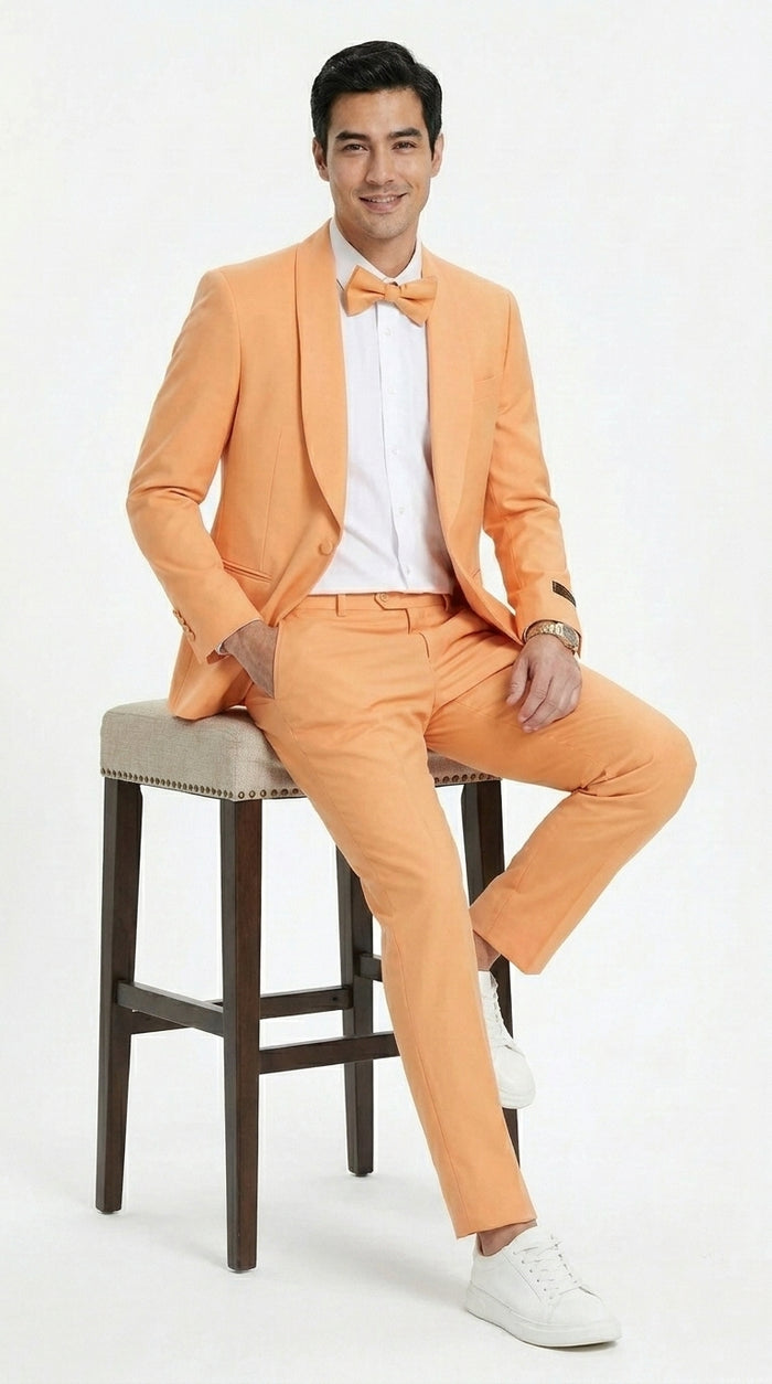 Orange Suits for Prom for Every Occasion