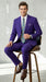 Men’s Purple Easter Suit, Modern Fit Lightweight 2 Piece Suit for Weddings, Church, Prom & Summer Events