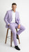 Men’s Lilac 2 Button Suit, Light Purple Formal Wedding Prom Dress Suit
