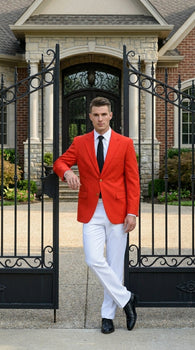 Men's Suit Blazer Cheap Priced Designer Fashion Dress Casual Blazer On Sale Blazer Red