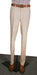 Men's Modern Fit Flat Front Men's Tapered Men's Dress Pants Natural