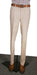 Men's Modern Fit Flat Front Men's Tapered Men's Dress Pants Natural