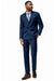 Mens Modern Fit Double Breasted Shawl Lapel Suit in Navy