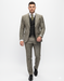 Statement Suits - Wool Suits - Peak Lapel Suits - Ticket Pocket - Modern Fit - Olive Suit