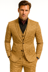 Mens Slim 3 Pieces Black Suit