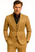 Mens Slim 3 Pieces Black Suit