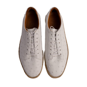 P0104 Monaco Genuine Ostrich Sport- White