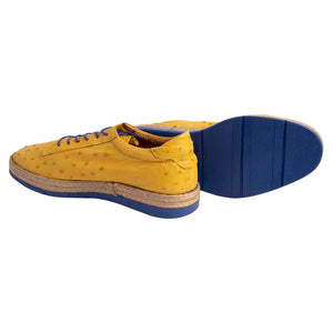 P017 Monaco  Genuine Ostrich Sport-Yellow