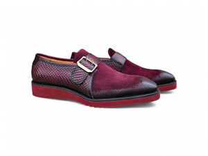 Carrucci Multi Media Buckle Monkstrap Slip-on