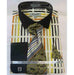 100% Cotton Soft Butter Multi Stripe Multi Pattern French Cuff Men's Dress Shirt