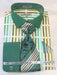 Mint Forest Multi Men's  Stripe Multi Pattern Cotton French Cuff Men's Dress Shirt