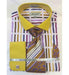 Stripe Multi Pattern Cotton French Cuff Mustard Multi Men's Dress Shirt