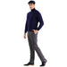 MENS NAVY PULLOVER TURTLENECK SWEATER