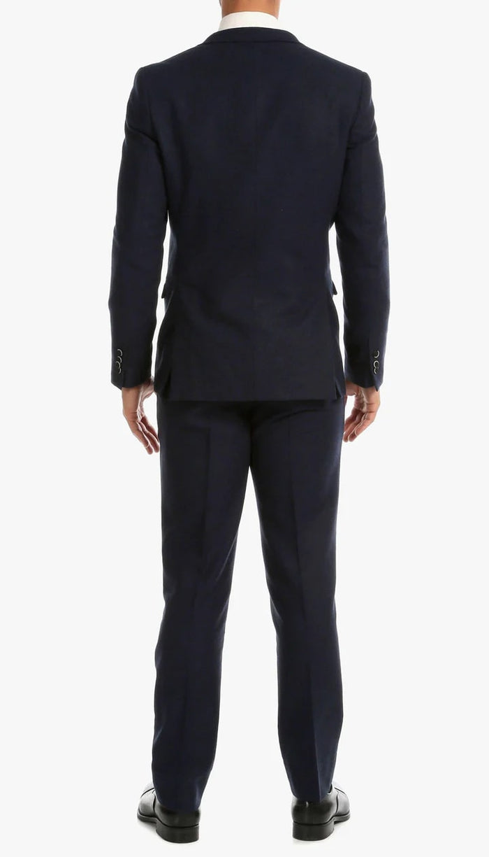 1920's Men's Clothing - Tweed Suit - Herringbone 1920s Mens Suit  - Vintage Navy Tweed  Suit - Image 5