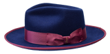 Bruno Capelo Night Hawk Navy Blue & Maroon Hat