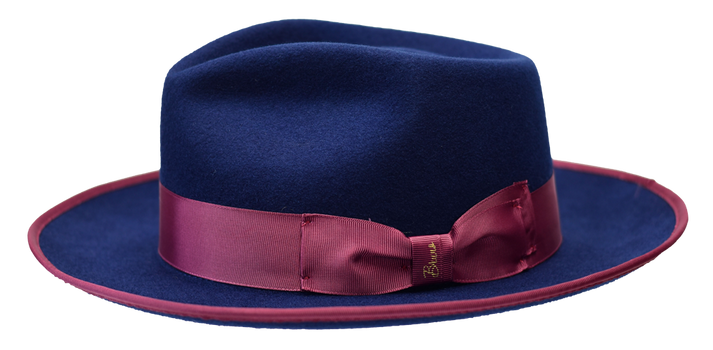 Bruno Capelo Night Hawk Navy Blue & Maroon Hat