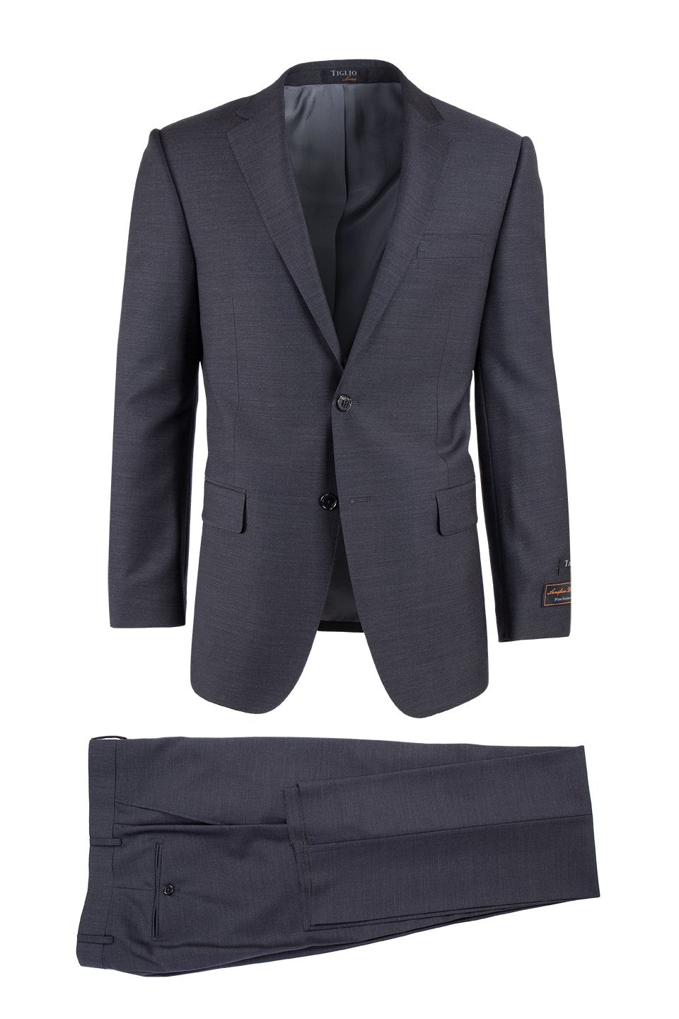 Novello Navy, Modern Fit, Pure Wool Suit by Tiglio Luxe main image 0