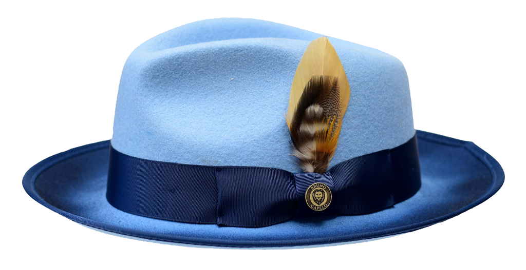 Bruno Capelo New Yorker Collection Light Blue Hat