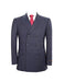 Navy 6 Buttons Double Breasted Suits 3 Piece Classic Fit Suit