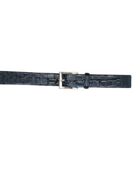 Real Authentic Skin Navy Blue All-Over Genuine Crocodile Hornback Cinturon De Cocodrilo
