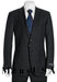 High Quality 2 Button Subtle Muted Conservative Dark Navy Blue Suit For Men Pinstripe Slim Fit Business ~ Wedding 2 Piece Side Vented 2 Piece Suits For Men Navy Pinstripe Available In 3 Buttons Style Regular Classic Cut