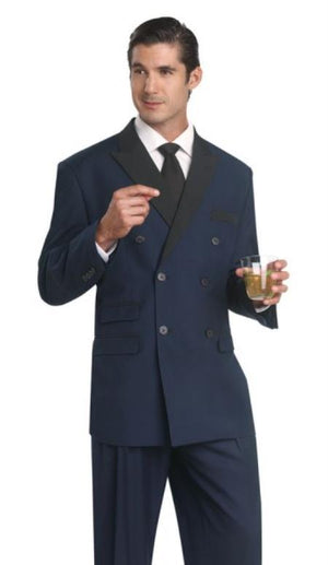Navy Blue Tuxedos - Double Breasted Tuxedo