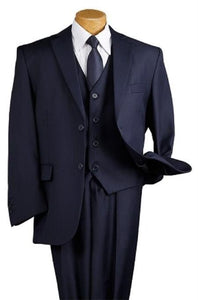 Boy'S Dark Navy Blue Suit For Men 5 Piece Kids Sizes 2 Buttons Suits Perfect For Toddler Suit Wedding Attire Outfits