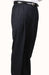 Navy, Parker, Pleated Pants Lined Trousers unhemmed unfinished bottom