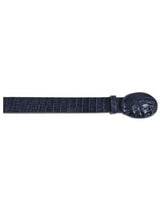 Los Altos NAVY All-Over Genuine Crocodile ~ World Best Alligator ~ Gator Skin Belly Cinturon De Cocodrilo