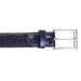 Navy Genuine Eel Belt