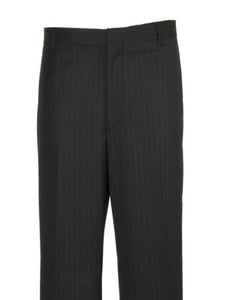 Men's Navy Legacy Fit Flat Front Dress Pants unhemmed unfinished bottom