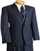 Mix and Match Suits Suit Separate Men's Dark Navy Pinstripe Wool Italian Design Suit Navy
