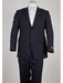 Navy Men's  2 Button Slim Fit Suit