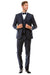 Cheap priced Suit - Men's Two Button Vested Vintage Style Tweed Wedding Navy Suit