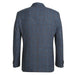 Saco vaquero - Western Sport Coat - Western Blazer - Mens Two Button Slim Fit Wool Sport Coat Blazer In Navy Blue & Burgundy Mini Check