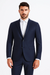 "Elegant Navy Blue Suit for Prom and Weddings: Sophisticated Style for Unforgettable Occasions"