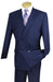 Lucci Navy Double-Breasted Suit with Pleated Slacks