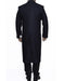 Navy Blue 3 Button Full Length Ankle length Wool Dress Top Coat/Overcoat