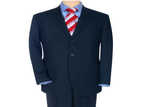 Navy Super 120 Available In 2 Or 3 Buttons Style Regular Classic Cut Premier Quality Italian Fabric Cheap Priced Business Suits Clearance Sale