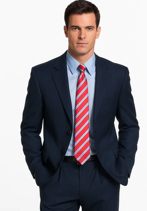 Navy Super 120 Available In 2 Or 3 Buttons Style Regular Classic Cut Premier Quality Italian Fabric Cheap Priced Business Suits Clearance Sale