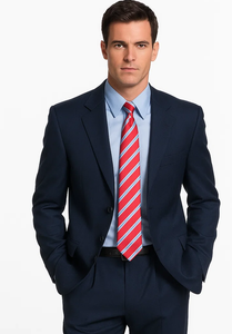 Navy Super 120 Wool Available In 2 Or 3 Buttons Style Regular Classic Cut Premier Quality Italian Fabric Cheap Priced Business Suits Clearance Sale