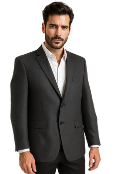 Cheap Priced Blazer Jacket For Men Online Designer Navy Tweed houndstooth checkered Sports Jacket Navy - PL-63961 Blue - Image 2