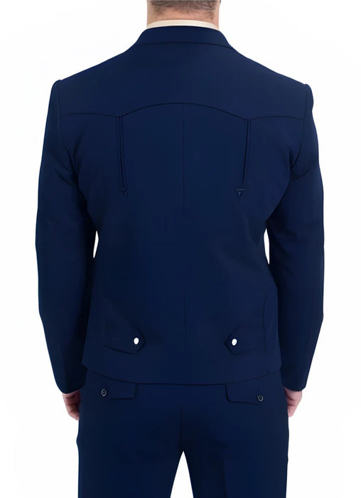 Traje Vaquero Sstilo Chalino Para Hombre Black Brown Navy Tan Gray