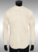 Nehru Collarless Ivory Light Medium Wt Fabric Men'S Dress Shirt