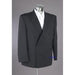 New Men's Double Breasted Suit Black Dress Suit