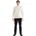 MENS OFF-WHITE PULLOVER TURTLENECK SWEATER