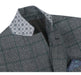 Saco vaquero - Western Sport Coat - Western Blazer - Mens Two Button Classic Fit Wool Sport Coat Blazer In Brown & Olive Gren Windowpane Plaid