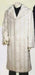 Artificial Fur Coat Off-White Long Style