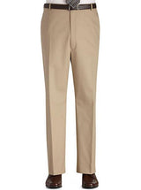 Flat Front Regular Rise Slacks Off-White