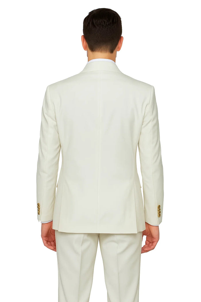 Off-White Double-Breasted Suit